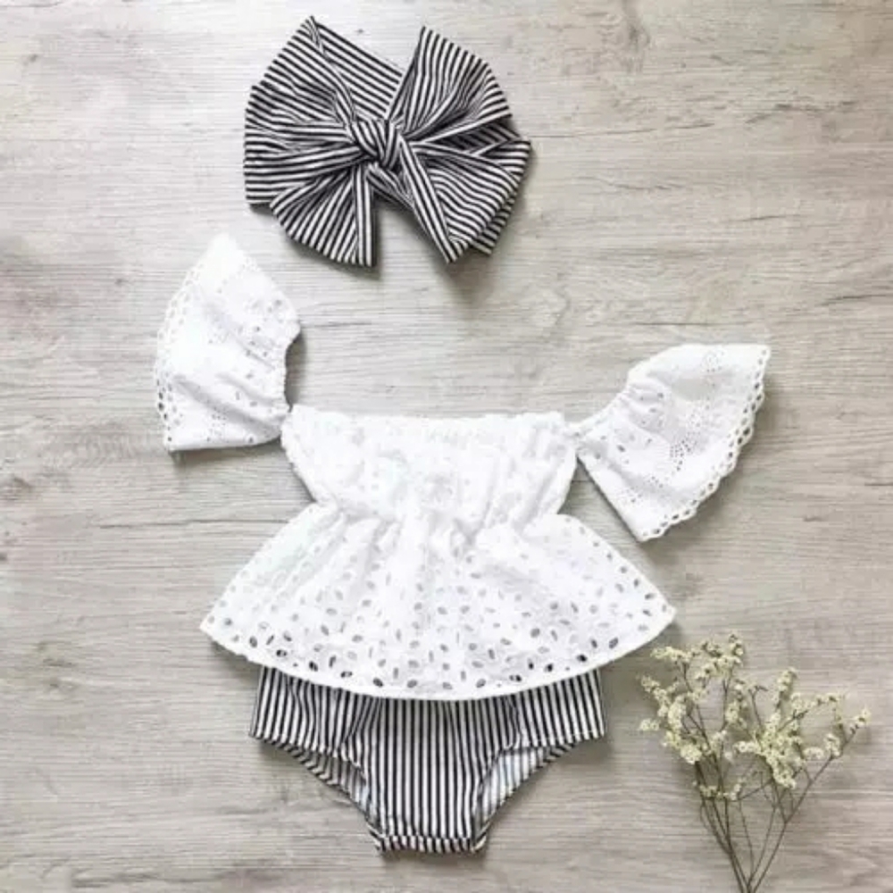 3pcs Toddler Baby Girl Set